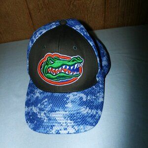 Florida Gators Baseball Cap Hat Blue Tye Dye  Gator Head Embroidered Logo